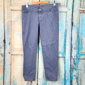 Norma Kamali Ankle Zip Gray Jeans